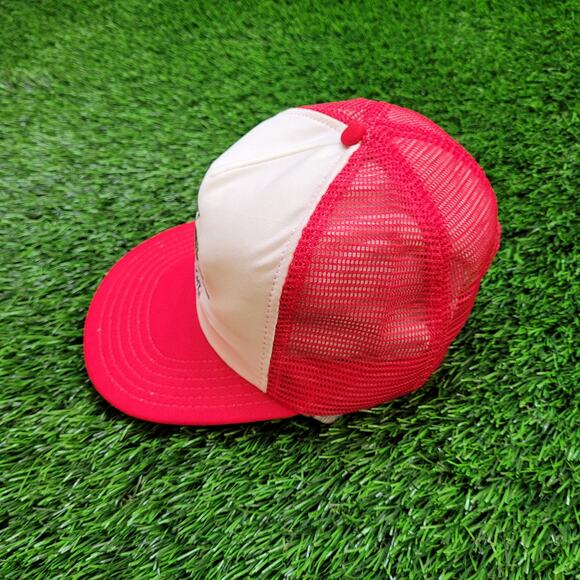 Vintage 1985 Spuds MacKenzie Bud Light Trucker Hat Snapback Made in USA 80s - Picture 3 of 10